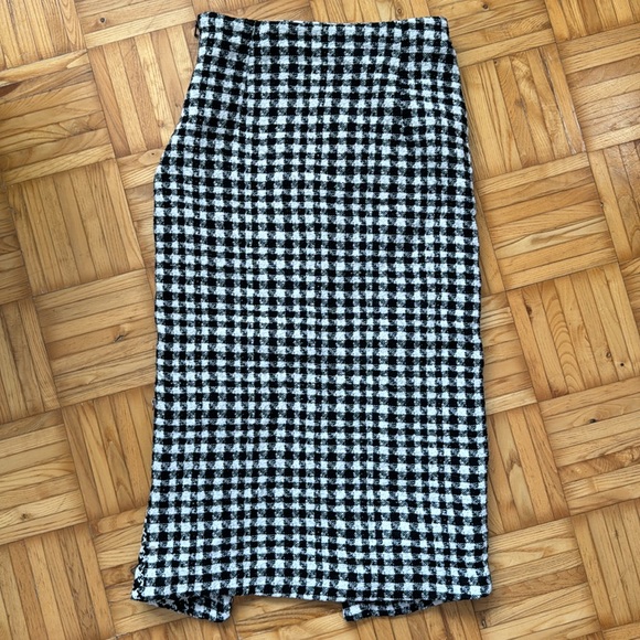 Mango houndstooth midi skirt - Picture 4 of 4